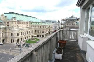 Wohnung kaufen in 1010 Wien, NÄHE OPER – 4 ZIMMER DACHGESCHOSSAPARTMENT MIT RUNDUM-DACHTERRASSE