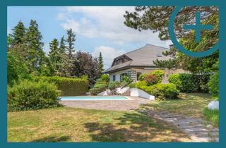 Villen zu kaufen in Göthestraße, 2333 Leopoldsdorf, Charmante Landhausvilla mit Pool & Privatsteg