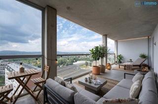Wohnung kaufen in Hertha-Firnberg-Straße, 1100 Wien, AVANT-GARDE ARCHITEKTUR COOP HIMMELBLAU: 3,5 ZIMMERWOHNUNG mit riesiger Loggia und Fernblick