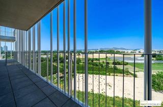 Wohnung mieten in Nicole-Fontaine-Gasse, 1210 Wien, Alte Donau - 2 Zimmer Wohnung im 7. OG mit Grün und Wasserblick!