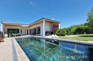 Haus kaufen in 7212 Forchtenstein, LEBENSQUALITÄT PUR: Designerhaus mit Naturpool und ganz viel grüner Oase