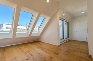 Wohnung mieten in Pilgramgasse, 1050 Wien, Moderne 2-Zimmer Wohnung im Dachgeschoss - Klimaanlage + Terrasse + Fußbodenheizung! Nähe U4 Pilgramgasse!