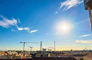 Wohnung mieten in 1020 Wien, ++ Über den Dächern Wiens ++ Lichtdurchflutete 2-Zimmer-Dachgeschosswohnung mit Sonnenterrasse nahe Prater