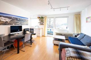 Wohnung kaufen in Hocheggweg 12, 6020 Innsbruck, helle Garconniere in Ruhelage mit Traum-Ausblick, großer, sonniger Westbalkon, perfekt zum Entspannen inkl. 1 offener Tiefgaragenstellplatz im Haus