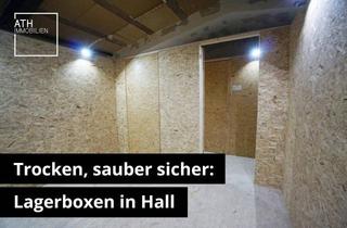 Lager mieten in 6060 Hall in Tirol, Trocken, sauber, sicher! Lagerboxen in Hall in Tirol