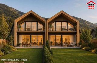 Haus kaufen in 4865 Nußdorf am Attersee, Neubauprojekt Doppelhaus-Chalet in Parschallen am Attersee