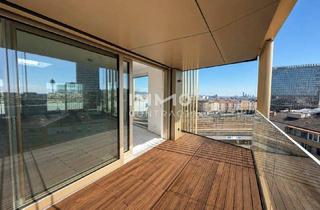 Penthouse kaufen in 1100 Wien, Ganz oben mit Traumblick über Wien - Penthouse mit außergewöhnlicher Architektur: Provisionsfrei direkt beim Hauptbahnhof