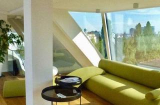 Penthouse kaufen in Roßauer Lände, 1090 Wien, Innenstädtische Eigentums-Penthouse-Wohnung-Sensationeller Luxus-Dachgeschoß-Traum der Superlative mit Herrlichem Ausblick Über Wien Beim Donaukanal-Servitenviertel - Absolutes Unikat!