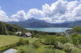 Einfamilienhaus kaufen in 5311 Innerschwand, Traumlage im Mondseeland - Gemütliches Wohnhaus im Landhausstil mit schönem Seeblick, Pool, Sauna und gemeinschaftlicher Wasserquelle!