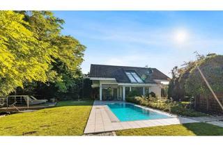 Einfamilienhaus kaufen in Meisterbergsiedlung, 2402 Maria Ellend, Architektonisch außergewöhnliches High-End-Holzhaus von HUF HAUS mit Swimmingpool am Nationalpark Donau-Auen in einem malerischen Teil der Gemeinde Maria Ellend