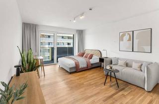 Wohnung mieten in Dresdnerstraße 90, 1200 Wien, Kurzzeitmiete: Studio Large (möbliert) mit Zugang zu Fitness, Co-Working, Dachterrasse, Kinoraum