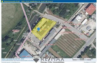 Gewerbeimmobilie kaufen in 2514 Traiskirchen, "Aufgepasst Baumeister! Lager mit Sandgruben und Werkstätte auf 2000m ² Bauland"