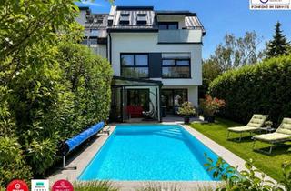 Villen zu kaufen in Am Schöpfwerk, 1120 Wien, Moderne Designvilla mit Pool, Wintergarten, Kamin - Massivbau in Toplage mit perfekter Anbindung an die U6 (550 m) und Badner Bahn (350 m)