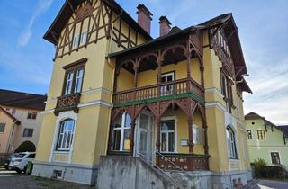 Villen zu kaufen in 8670 Krieglach, ANLEGER TIPP! Charmante Villa mit vermieteten Ordinationsräumlichkeiten und exklusiver Dachwohnung in Rosegger`s Waldheimat