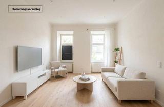 Wohnung kaufen in Hannovermarkt, 1200 Wien, **Hannovermarkt** Sanierungsbedürftige 3-Zimmer Altbauwohnung - mit Balkonoption - Airbnb