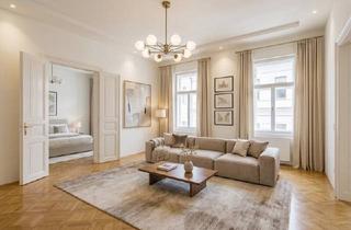 Wohnung kaufen in Karlsplatz, 1040 Wien, Zauberhafte Altbauwohnung mit großzügigem BALKON und GARAGE – ruhige Toplage direkt beim Karlsplatz