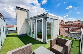 Maisonette kaufen in 1120 Wien, Nähe Schönbrunn! Exklusive 4-Zimmer DG-Wohnung mit Weitblick über Wien