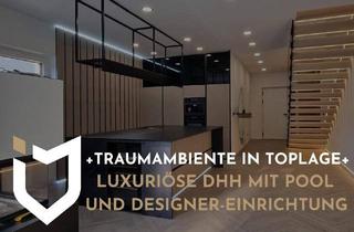 Doppelhaushälfte kaufen in 4540 Bad Hall, + TRAUMAMBIENTE IN TOPLAGE +LUXURIÖSE DHH MIT POOL UND DESIGNER-EINRICHTUNG !