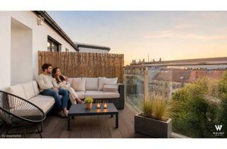 Maisonette kaufen in 1150 Wien, Luxuriöse Dachgeschoss-Maisonette mit Südterrasse I Klimaanlage & Fußbodenheizung I Nahe U6/U4 Längenfeldgasse