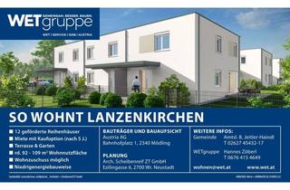 Haus mieten in Golfstraße 47/1, 2821 Lanzenkirchen, 4-Zimmer RH mit Garten | Kaufoption | gefördert