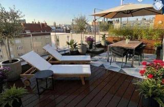 Penthouse mieten in 1190 Wien, Luxuriöses, klimatisiertes Penthouse in edler Wohnhausanlage mit Pool, Fitnessbereich und Concierge-Service.