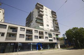 Geschäftslokal mieten in Erzherzog-Karl-Straße 105-107, 1220 Wien, Prominente Gewerbefläche mit großer Glasfront verfügbar