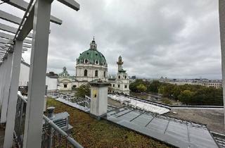 Wohnung mieten in Karlsplatz, 1040 Wien, KARLSPLATZ IS CALLING: ruhige 2-Zimmer-Wohnung mit Gemeinschaftsdachterrasse!