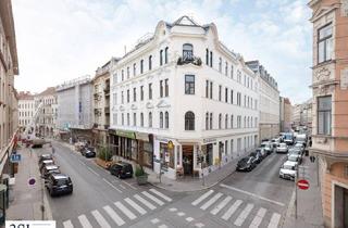 Gewerbeimmobilie kaufen in Hernalser Hauptstraße 49, 1170 Wien, Paket aus zwei großzügigen Geschäftslokalen in Top-Lage des 17. Bezirks zu verkaufen - befristet vermietet und Top-Rendite von 4,35%