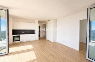 Maisonette mieten in 1220 Wien, Stadt, Wasser, Weite: DC2 Tower: 46. Etage - Erstbezug
