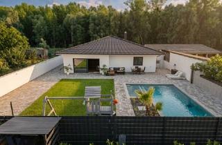 Haus kaufen in 2471 Rohrau, FAMILIENTRAUM MIT SALZWASSERPOOL | 5-ZIMMER-BUNGALOW IN ROHRAU