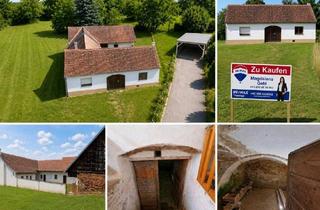 Bauernhäuser zu kaufen in 7572 Deutsch Kaltenbrunn, Haus bzw. Bauernhaus mit Innenhof, Nebengebäuden und Gewölbekeller im idyllischen Südburgenland