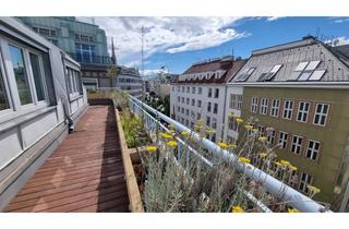 Wohnung mieten in 1010 Wien, möbliertes City Apartment mit Terrasse, 2 Schlafzimmer