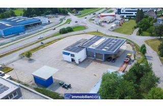 Büro zu mieten in Gewerbestraße West, 4921 Hohenzell, Premium Gewerbestandort bei Ried im Innkreis, maximale Sichtbarkeit inklusive - mit Büro, Werkstätte, Waschhalle, Tankstelle und riesigen Freiflächen