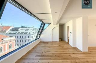 Maisonette kaufen in 1180 Wien, Erstbezug: Luxuriöse Dachgeschoss - Maisonette Wohnung mit Terrasse in Währinger Toplage! Klimatisiert, Smart-Home!