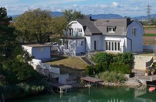Haus mieten in Langegasse 74, 2333 Leopoldsdorf, traumhaftes Haus am See mit einem Strand zu vermieten