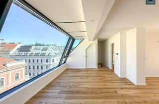 Maisonette kaufen in 1180 Wien, Erstbezug: Luxuriöse Dachgeschoss - Maisonette Wohnung mit Terrasse in Währinger Toplage! Klimatisiert, Smart-Home!