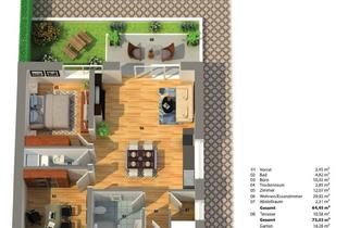 Wohnung kaufen in 2460 Bruck an der Leitha, Erstbezug! Traumhafte, Gut Gelegene Wohnung mit Garten und Terrasse in Bruck an der Leitha