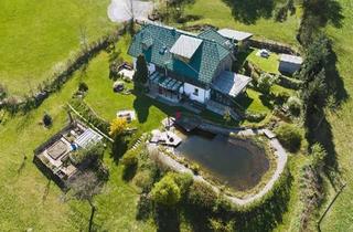 Haus kaufen in 4184 Helfenberg, Malerisches Landhaus mit Schwimmteich, prämiertem Naturgarten und Gästewohnung!