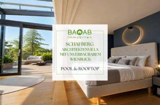 Villen zu kaufen in 1170 Wien, SCHAFBERG | Architektenvilla mit unverbaubarem Wienblick, Pool & Rooftop