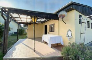 Haus kaufen in 7035 Steinbrunn, "die Badesaison genießen" Pachtgrund mit Bungalow mit großem Garten und Pool in der Feriensiedlung beim Badeteich Steinbrunn