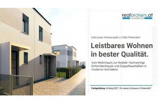 Doppelhaushälfte kaufen in 2486 Pottendorf, LEISTBAR, MODERN, EFFIZIENT, IN BESTER QUALITÄT– Ihr Doppelhaus in Pottendorf