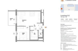 Wohnung mieten in Alfred-Grasel-Gasse 6/70, 1220 Wien, Top: A.70 ● Lumina im hausfeld²² ● Unbefristet ● Termin Online Buchen: Www.hausfeld22.At/Lumina