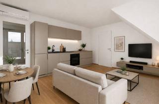 Wohnung kaufen in Fahrbachgasse 6-8/49, 1210 Wien, Neubau-Highlight mit Klimaanlage | Zukunftsorientierte Dachgeschoss Wohnung aus Hochwertigen Materialien