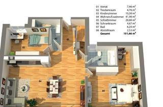 Maisonette kaufen in 2460 Bruck an der Leitha, Erstbezug! Traumhafte Gut Gelegene 4-Zimmer-Dachmaisonette mit 40 m2 Großer Terrasse in Bruck an der Leitha