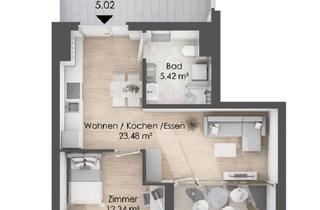 Wohnung mieten in Egger-Lienz-Straße 12, 6020 Innsbruck, 2-Zimmer-Wohnung im Stadt Carré Wilten - Möbelübernahme möglich