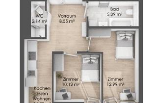 Wohnung mieten in Egger-Lienz-Straße 12, 6020 Innsbruck, 3-Zimmer-Wohnung im Stadt Carré Wilten