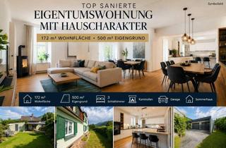 Wohnung kaufen in 8700 Judendorf, Exklusiv sanierte Eigentumswohnung mit Hauscharakter & 500 m² Eigengrund – Wohnen wie im eigenen Haus