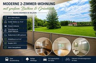 Wohnung kaufen in 8410 Wildon, Moderne 2-Zimmer-Eigentumswohnung mit großem Balkon, Carport & Grünblick in Wildon – sofort bezugsbereit!