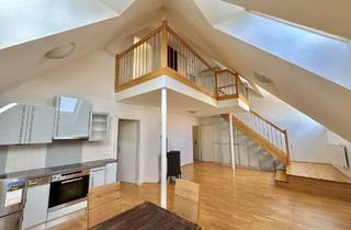 Maisonette kaufen in Kohlgasse, 1050 Wien, Lichtdurchflutete Dachgeschoss-Maisonette mit Galerie und großzügiger 29 m² Dachterrasse