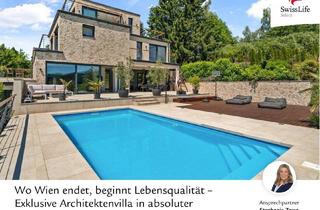 Villen zu kaufen in 3011 Purkersdorf, Wo Wien endet, beginnt Lebensqualität – Exklusive Architektenvilla in absoluter Ruhelage